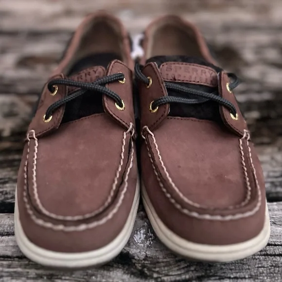 Sperry Top Siders Leather Blue Green Tartan Plaid Women's Boat Shoes Size 6.5 - Picture 5 of 12